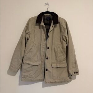 Vintage Land’s End Tan Barn Coat Womens Medium